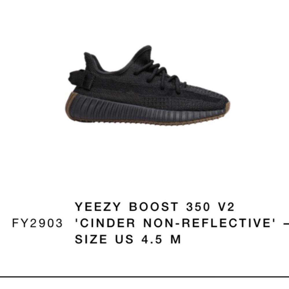 Yeezy Boost 350 cinder